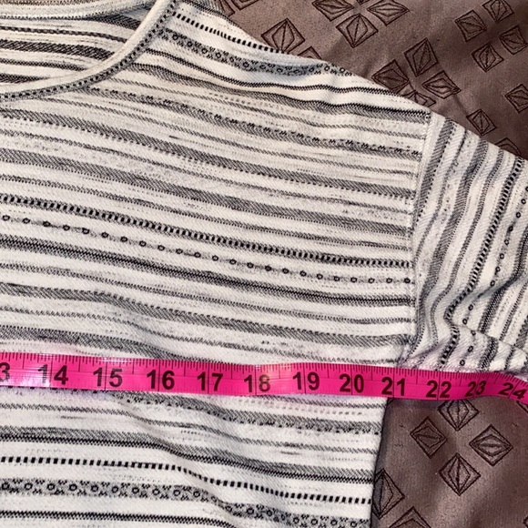 Soft striped T by Talbots long sleeve top (M) EUC! - Picture 5 of 8
